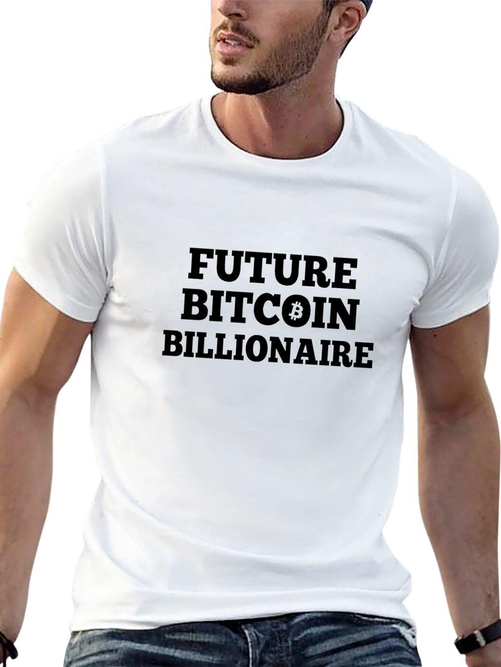 Future Bitcoin Billionaire Black T-Shirt