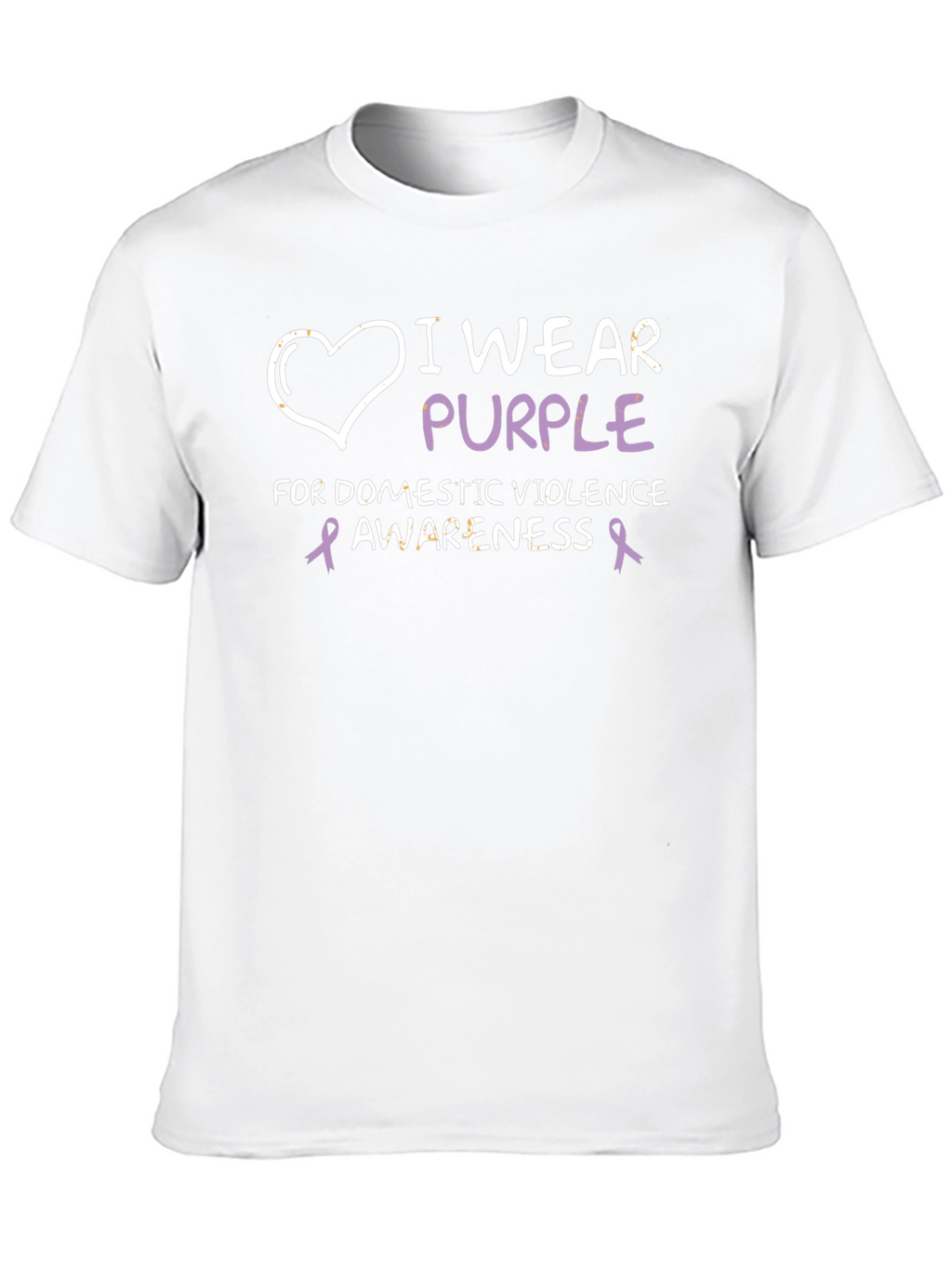 I Wear Purple Domestic Violence Awareness T-Shirt