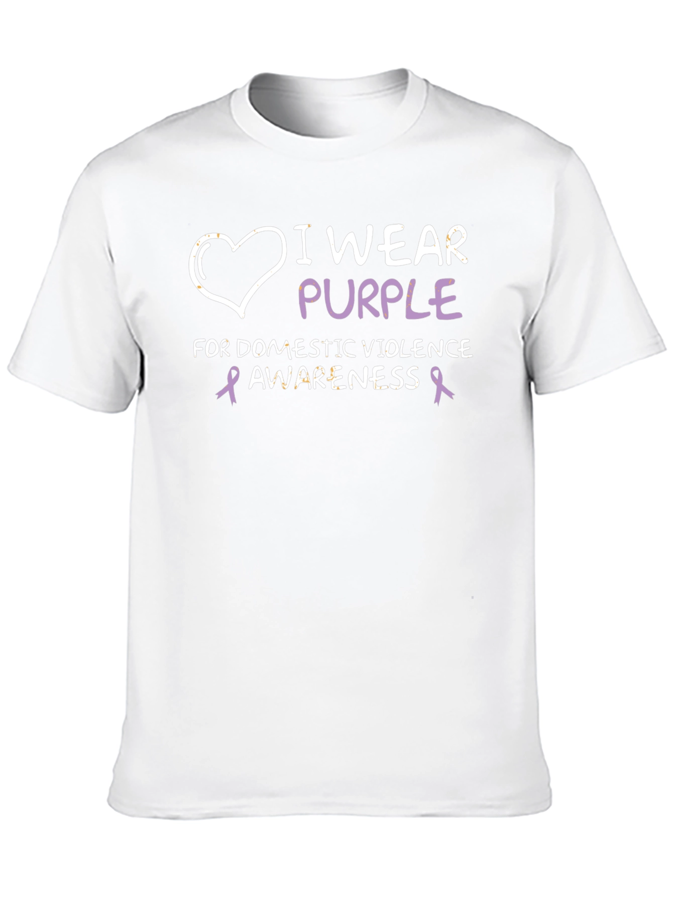 I Wear Purple Domestic Violence Awareness T-Shirt