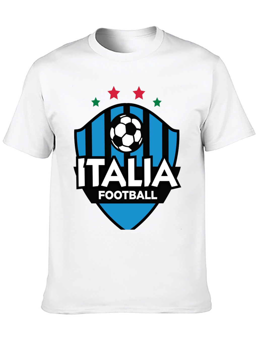 Italia Football Black T-Shirt