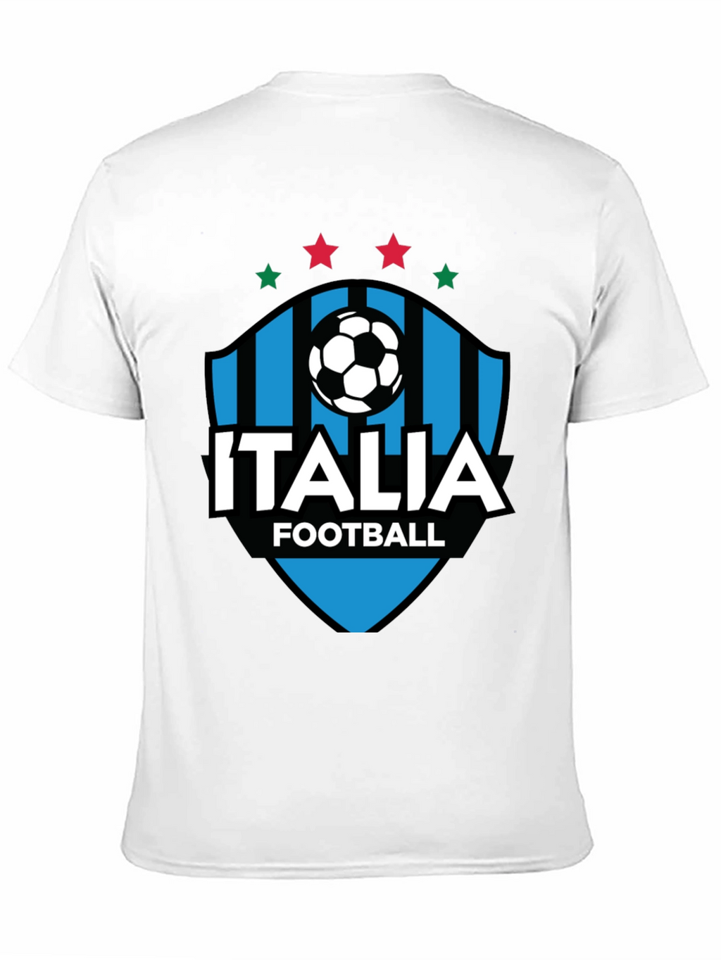 Italia Football Black T-Shirt