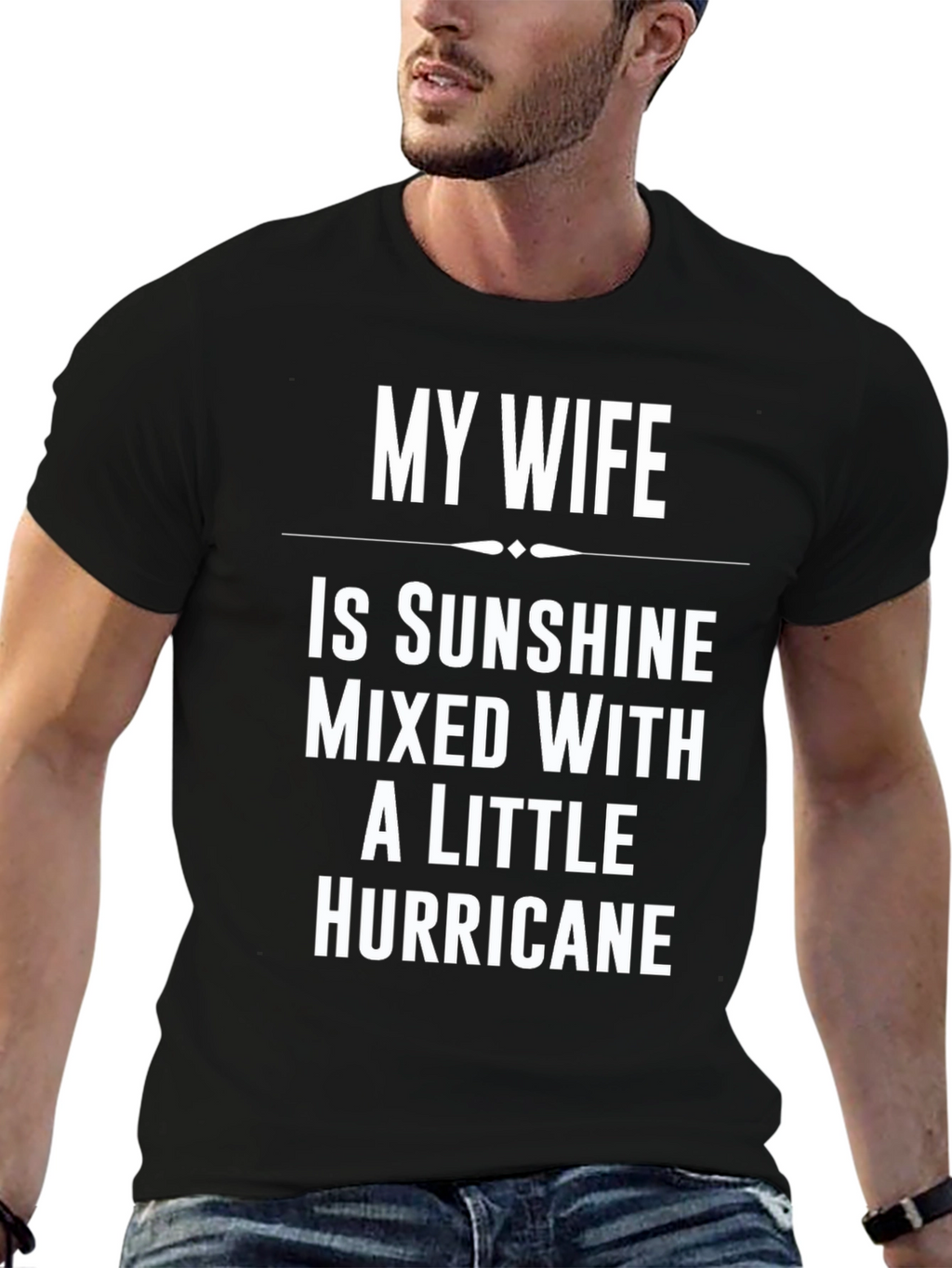 My Wife Sunshine Hurricane Graphic Tee