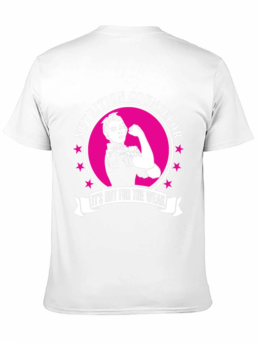 Nutrition Counselor T-Shirt: Strong Woman Design