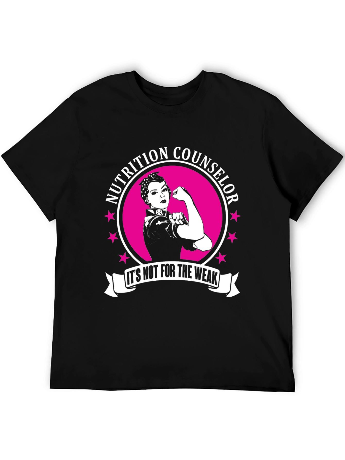 Nutrition Counselor T-Shirt: Strong Woman Design