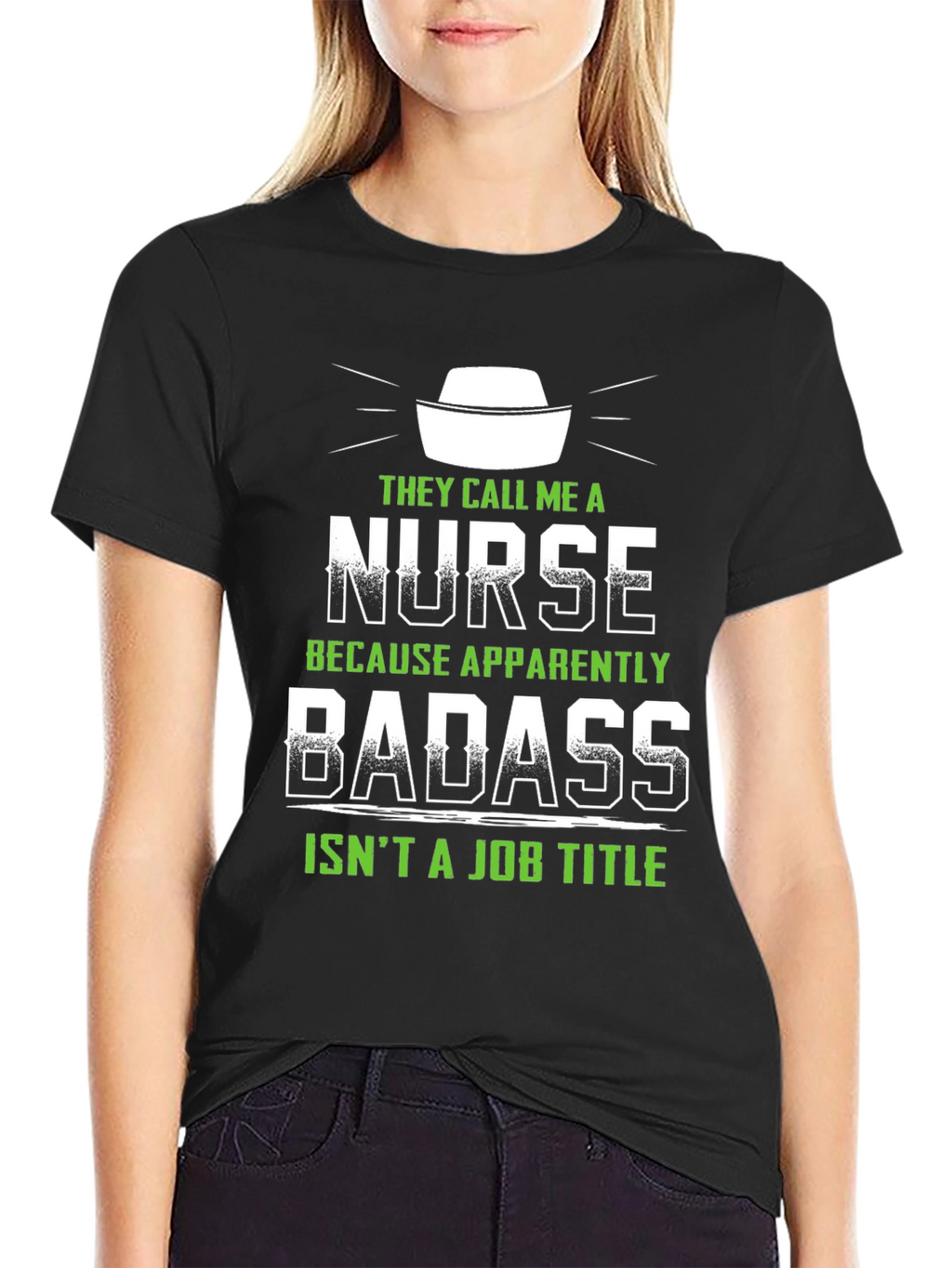 Nurse Badass Job Title T-Shirt