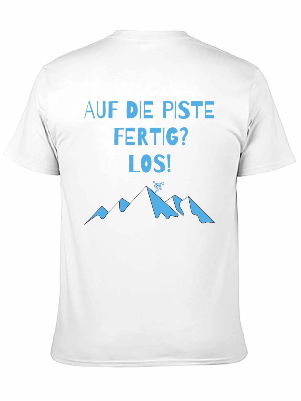 Skiing T-Shirt - Auf die Piste Mountain Design