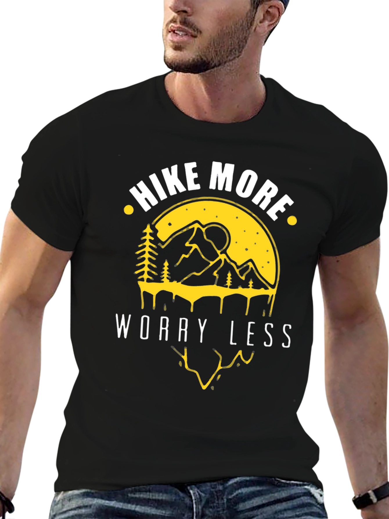Hike More Worry Less Graphic T-Shirt