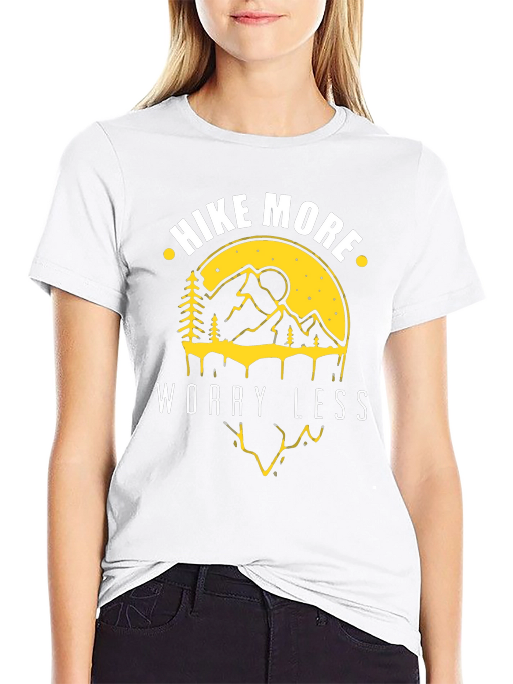Hike More Worry Less Graphic T-Shirt