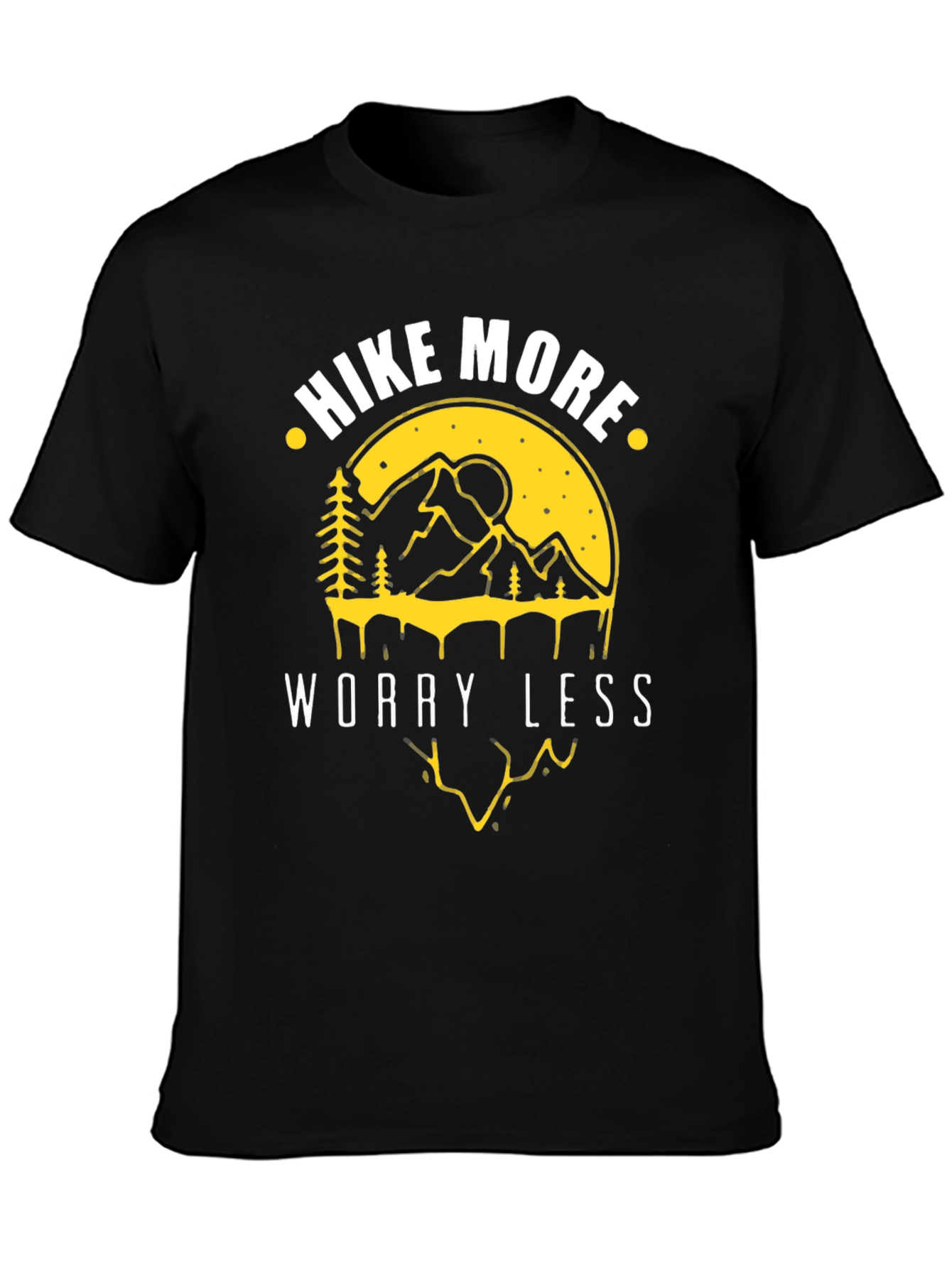 Hike More Worry Less Graphic T-Shirt