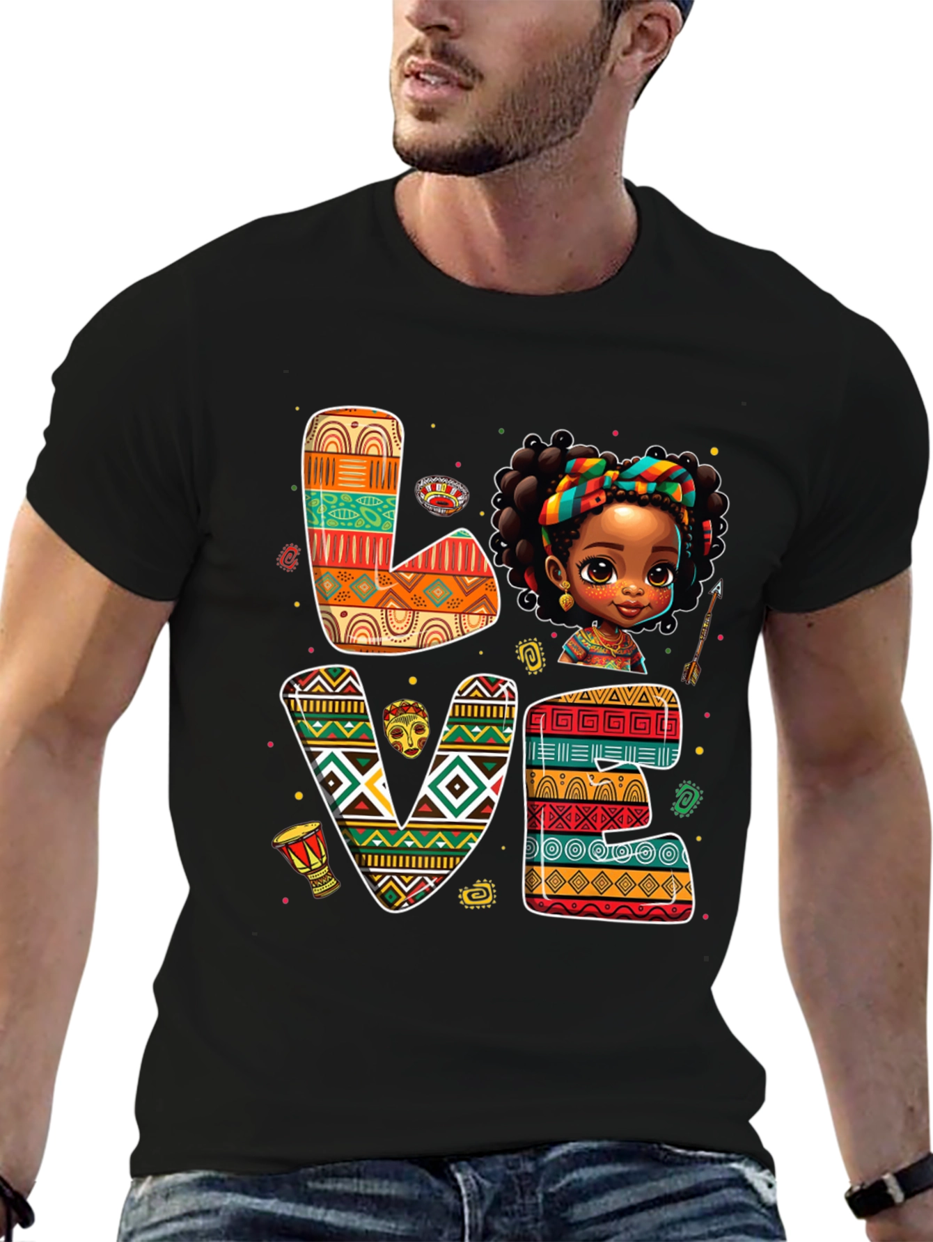 Love African Girl T-Shirt