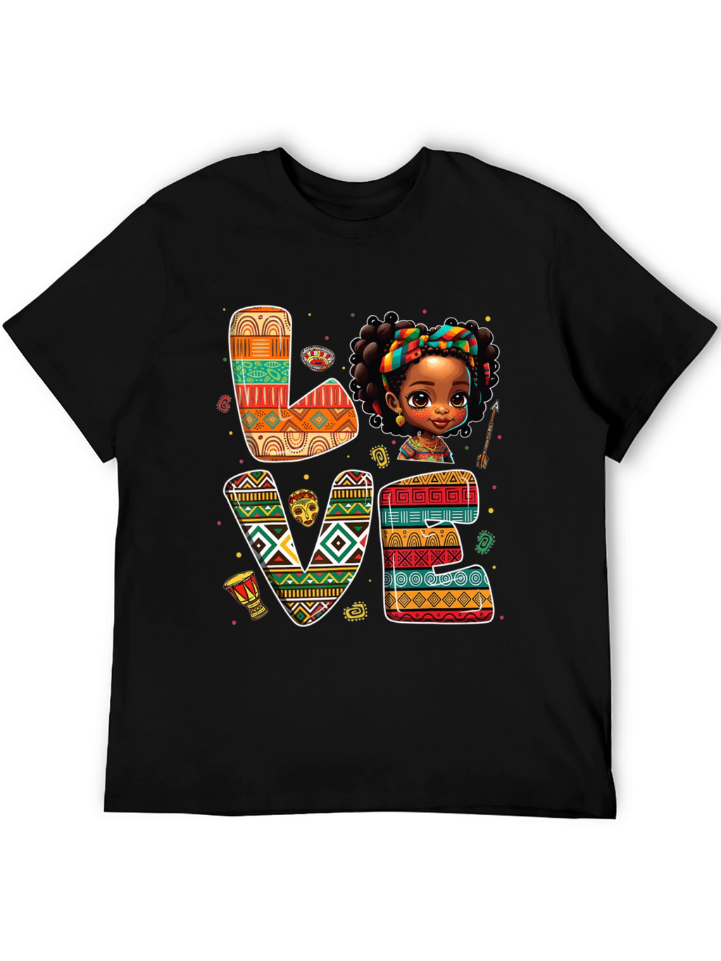 Love African Girl T-Shirt