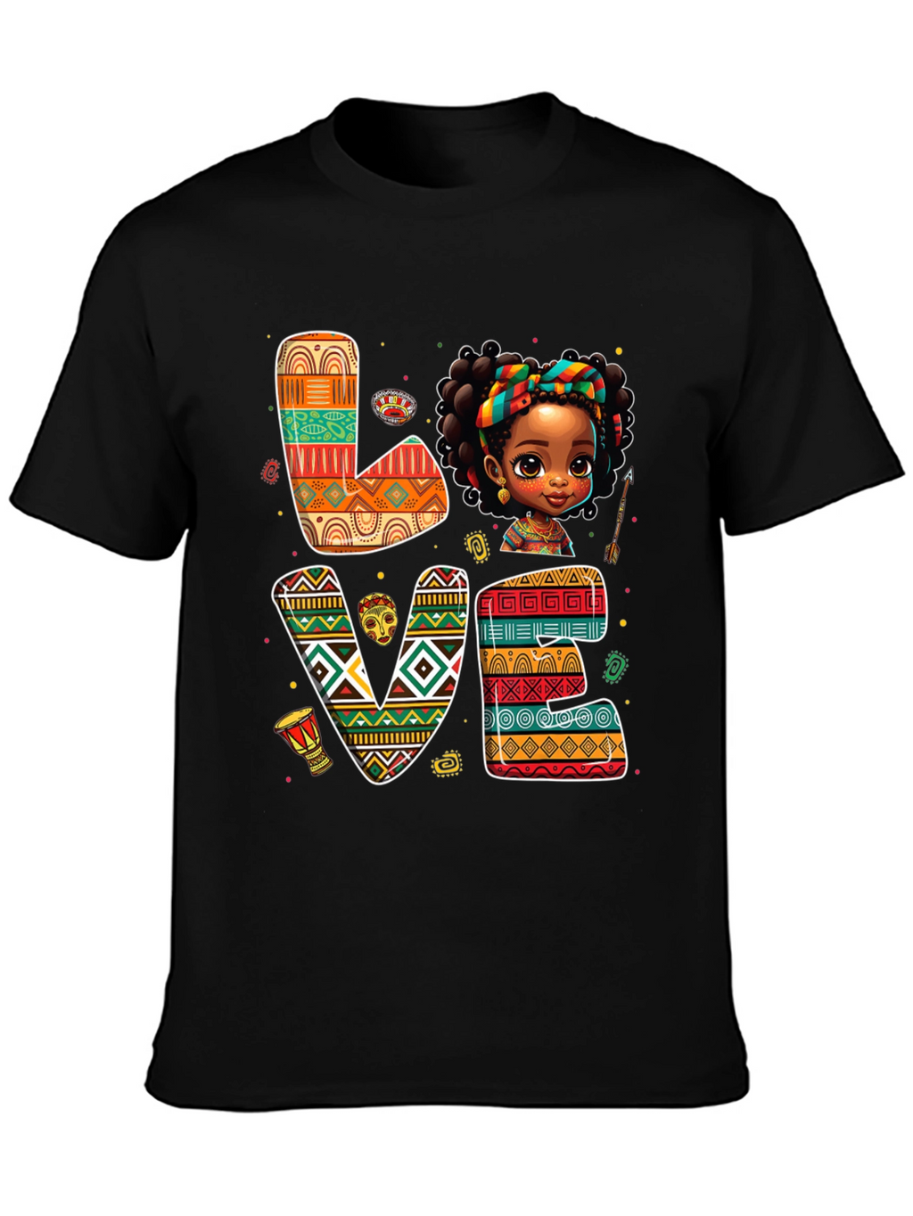 Love African Girl T-Shirt