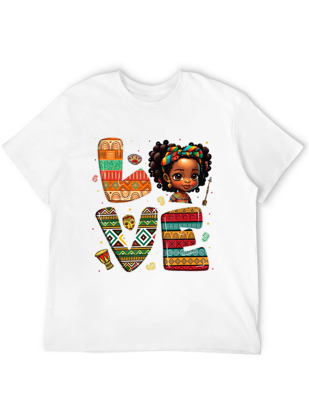 Love African Girl T-Shirt