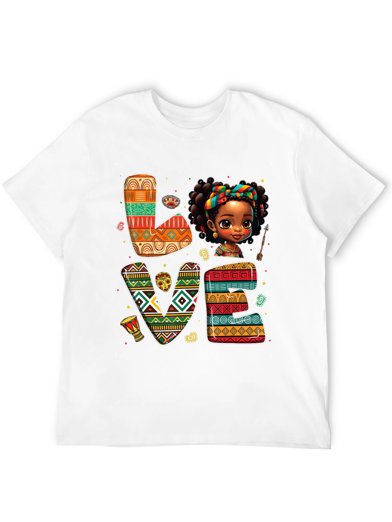 Love African Girl T-Shirt