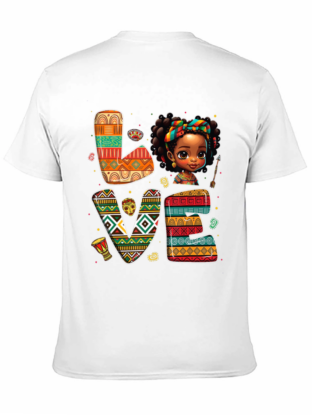 Love African Girl T-Shirt