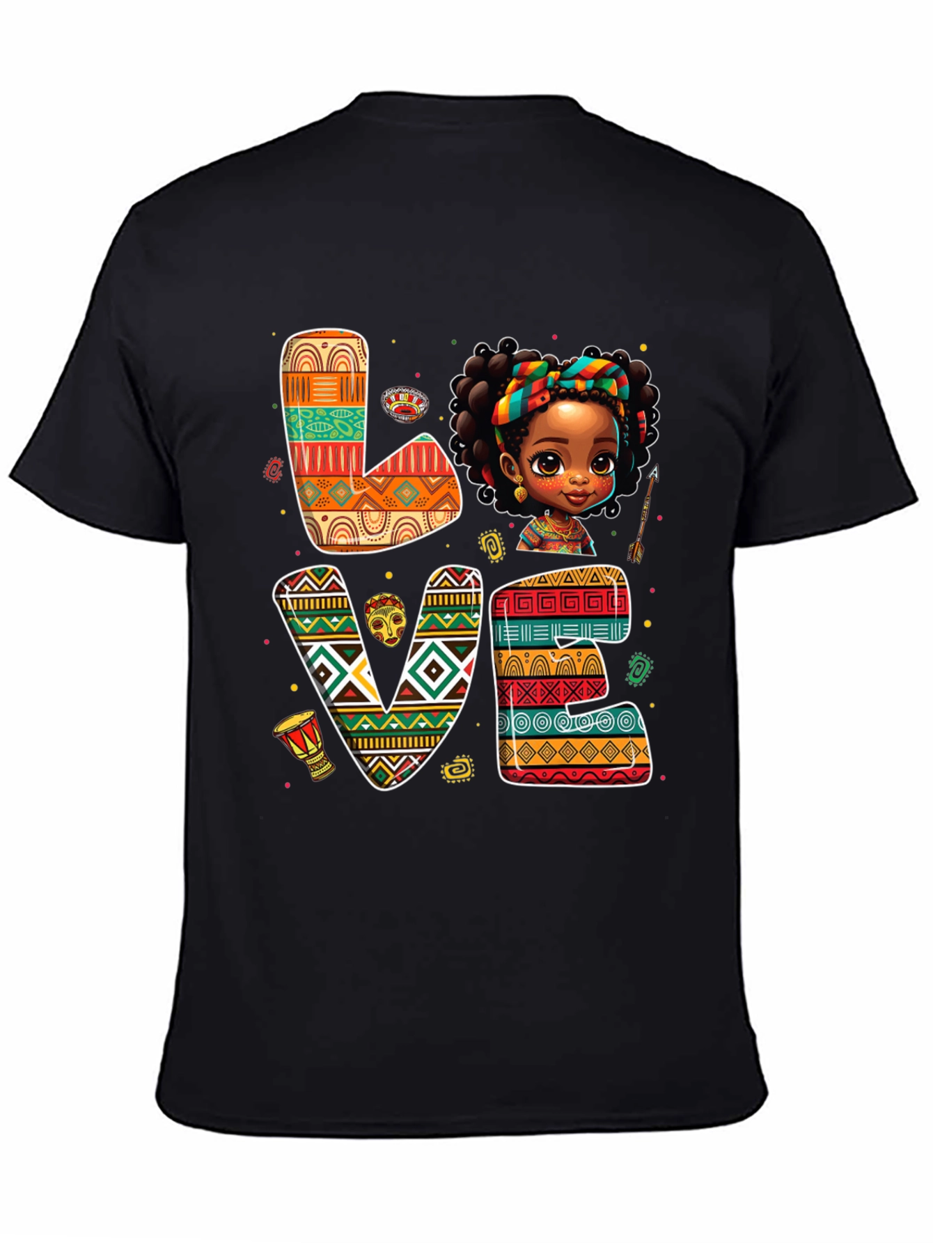 Love African Girl T-Shirt