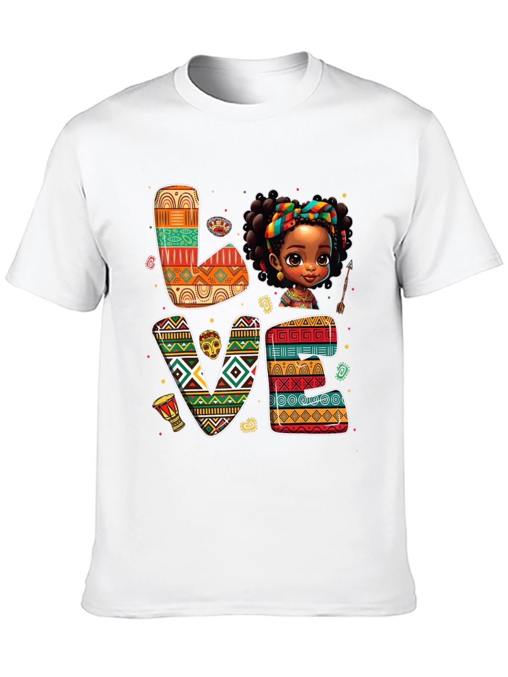 Love African Girl T-Shirt