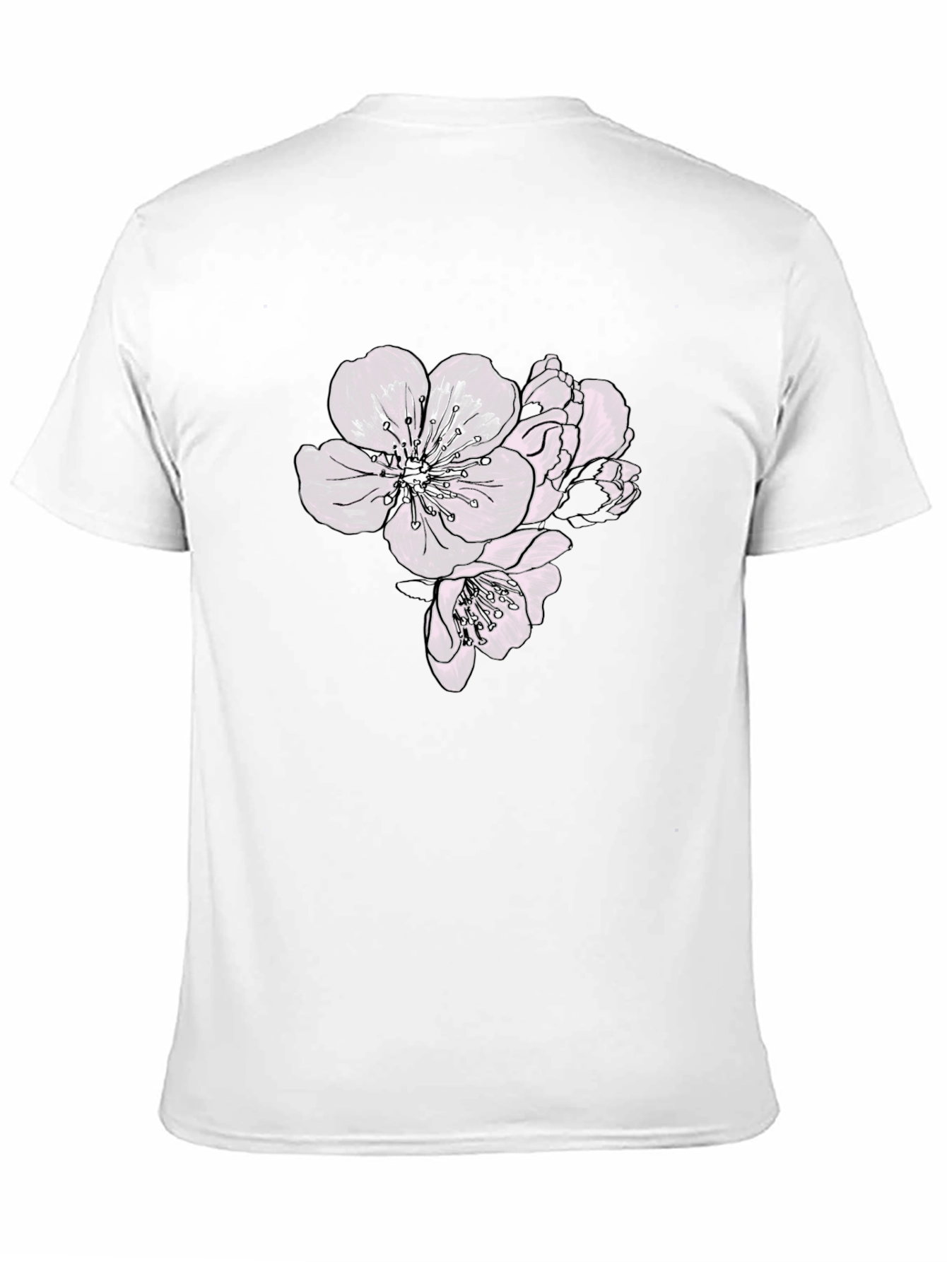 Floral Graphic Black T-Shirt - Stylish Casual Wear