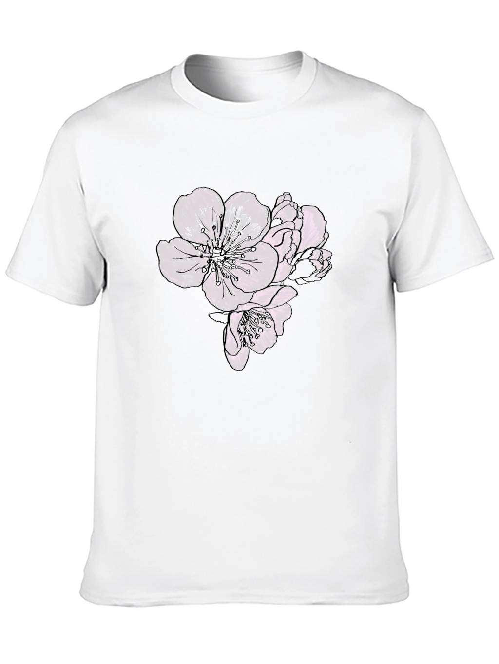 Floral Graphic Black T-Shirt - Stylish Casual Wear