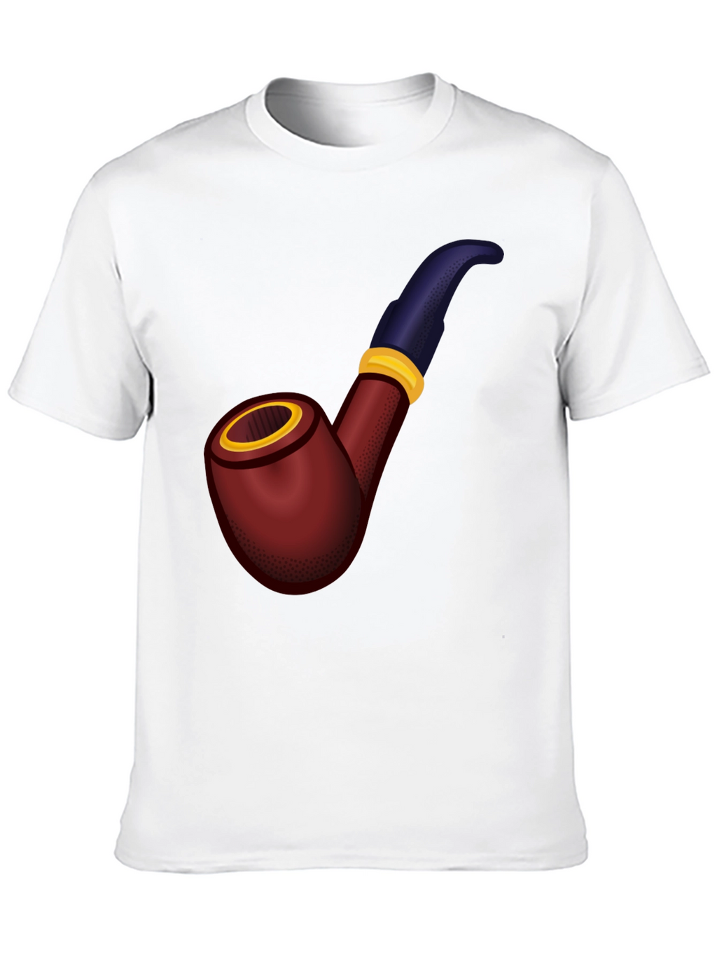 Novelty Pipe Graphic T-Shirt - Black