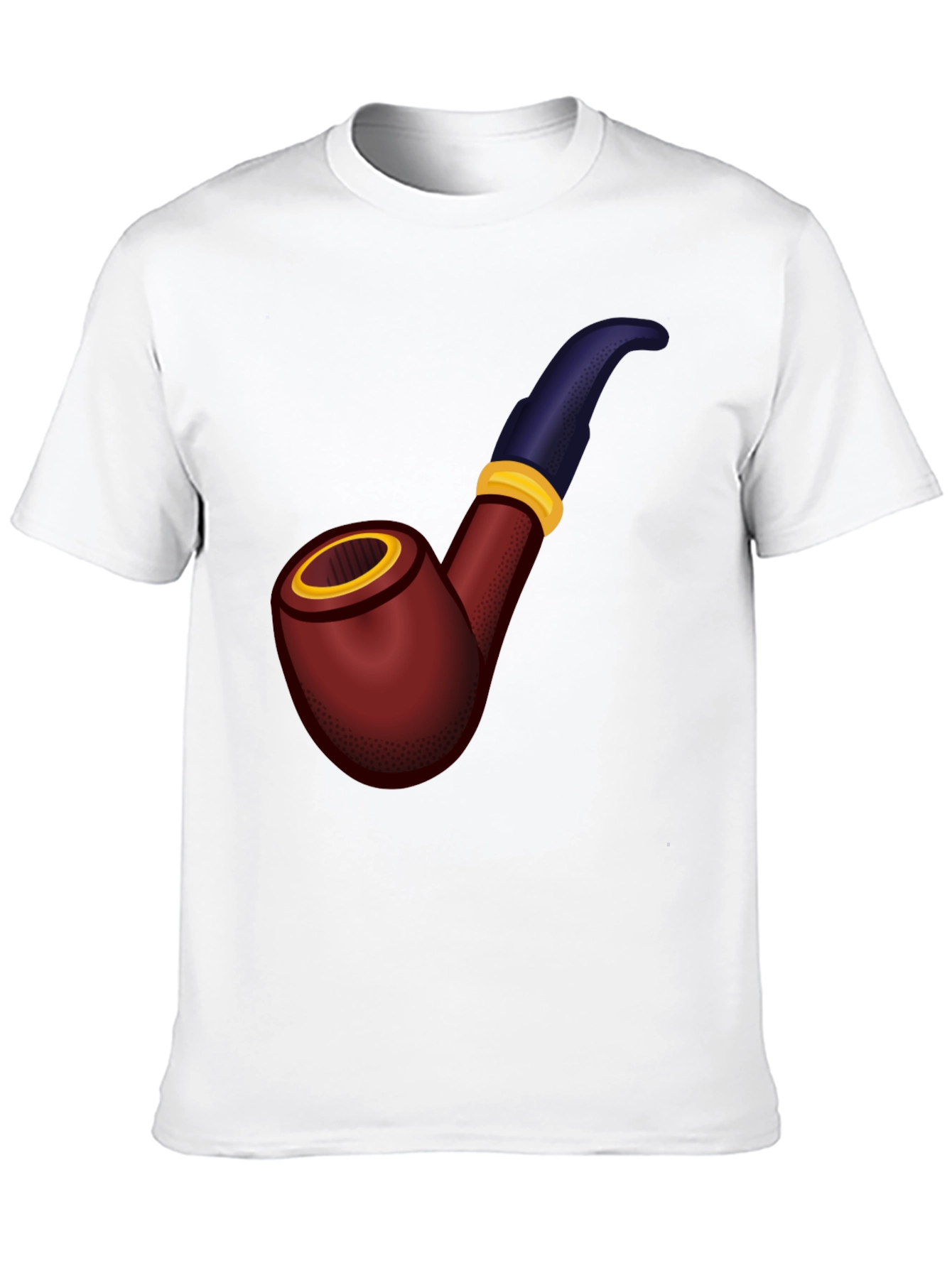 Novelty Pipe Graphic T-Shirt - Black