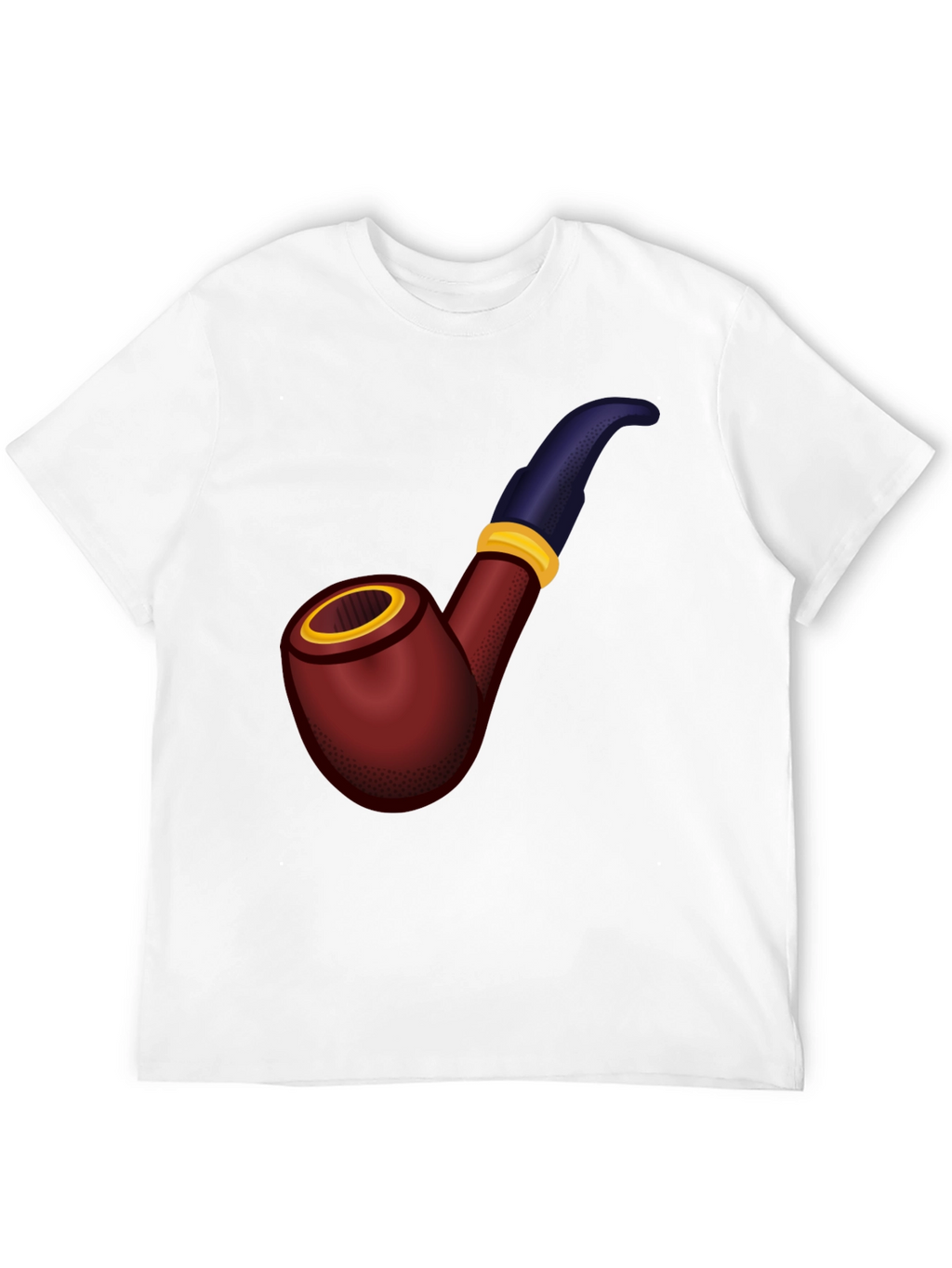 Novelty Pipe Graphic T-Shirt - Black