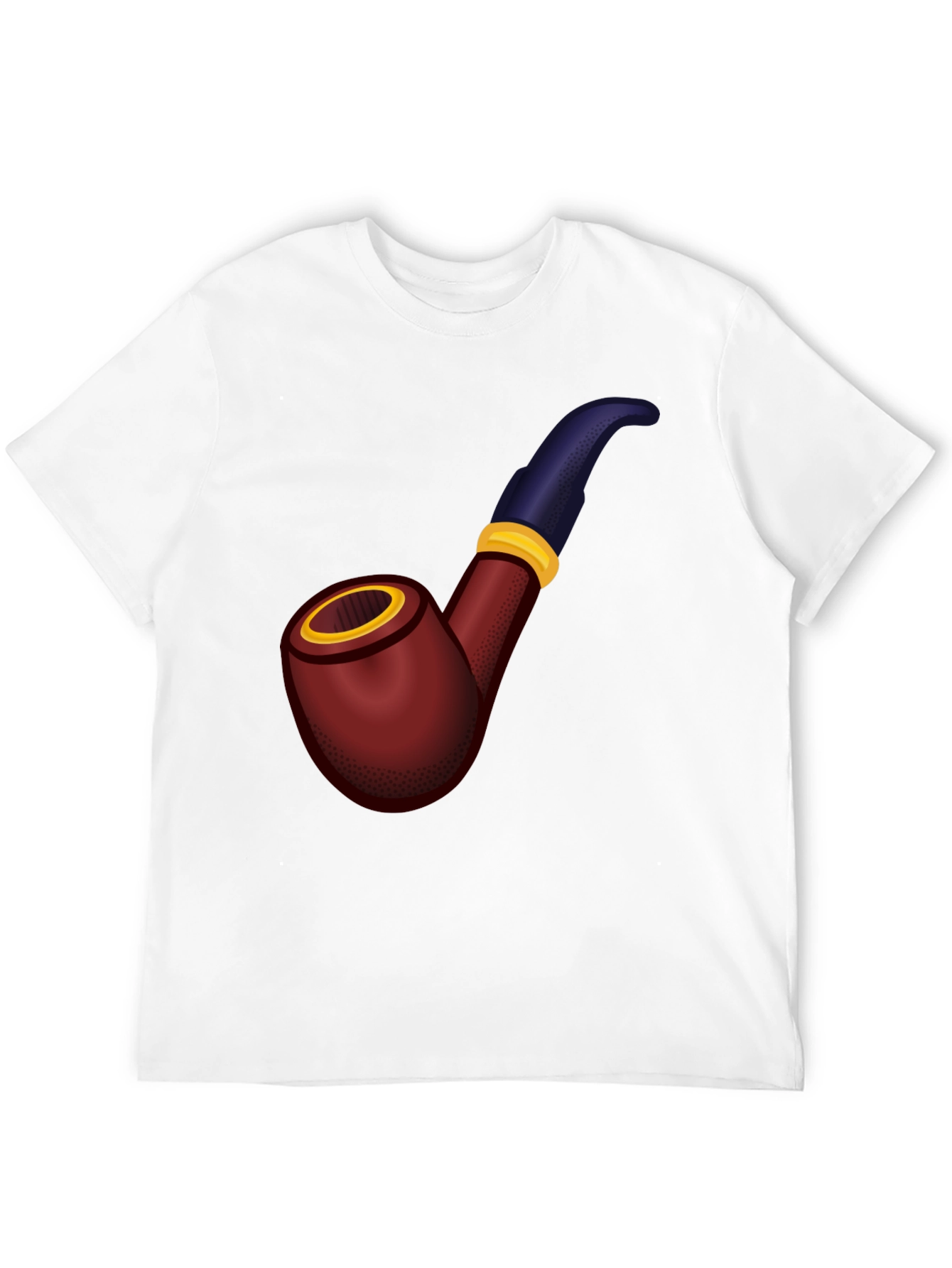 Novelty Pipe Graphic T-Shirt - Black
