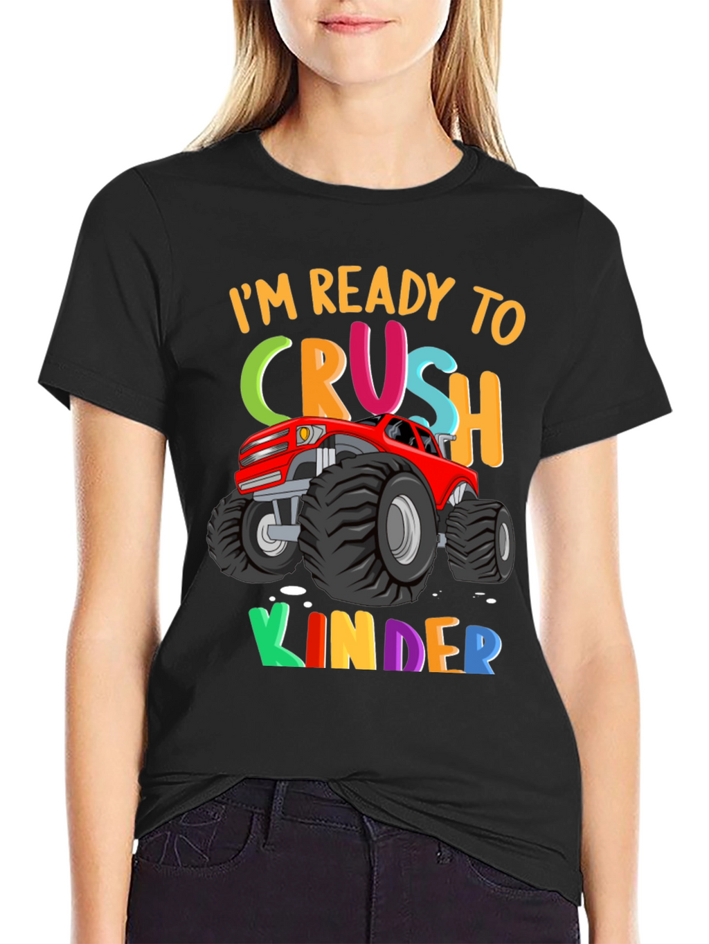 Ready to Crush Kinder Monster Truck T-Shirt