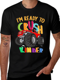 Ready to Crush Kinder Monster Truck T-Shirt