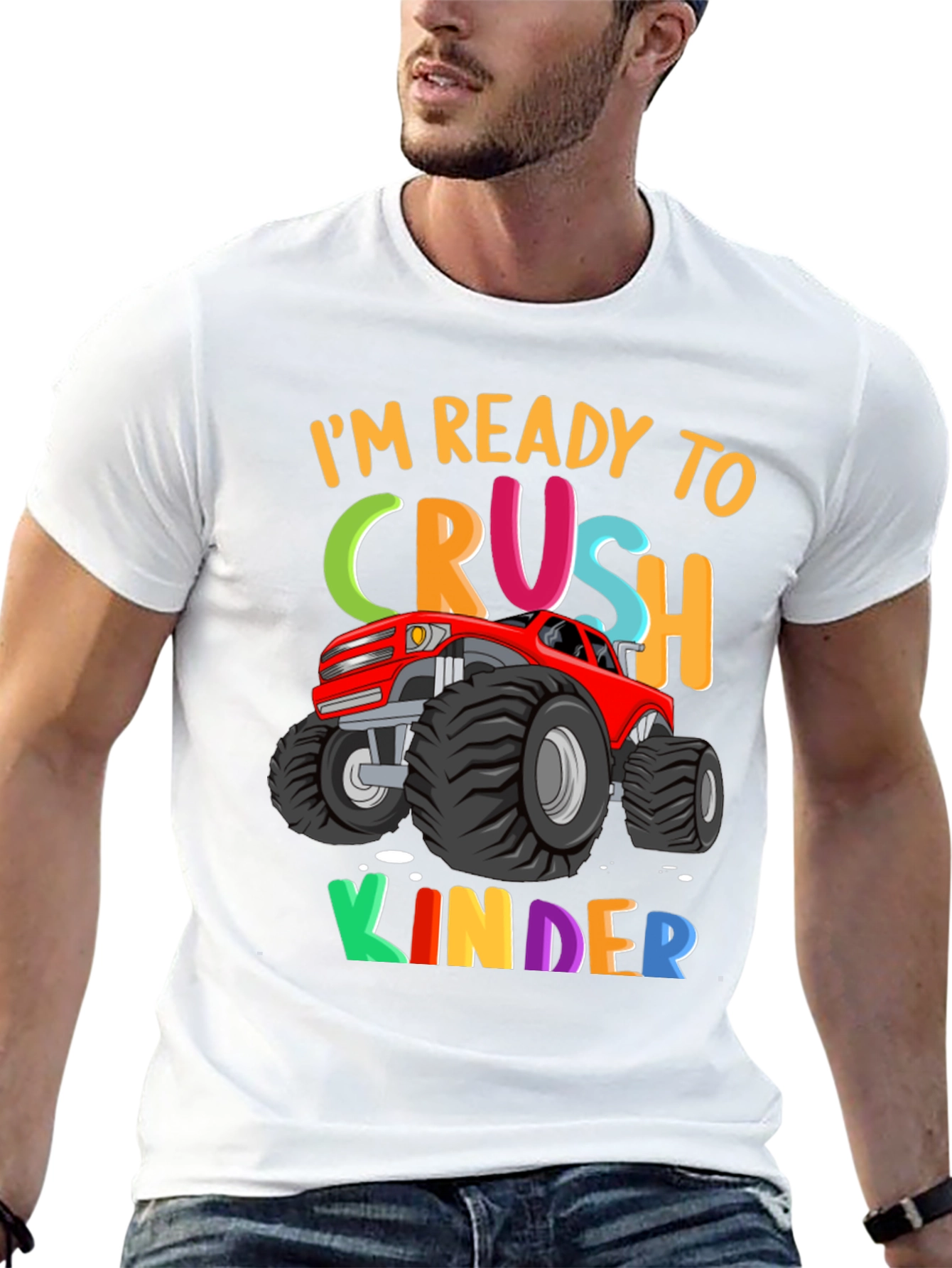 Ready to Crush Kinder Monster Truck T-Shirt