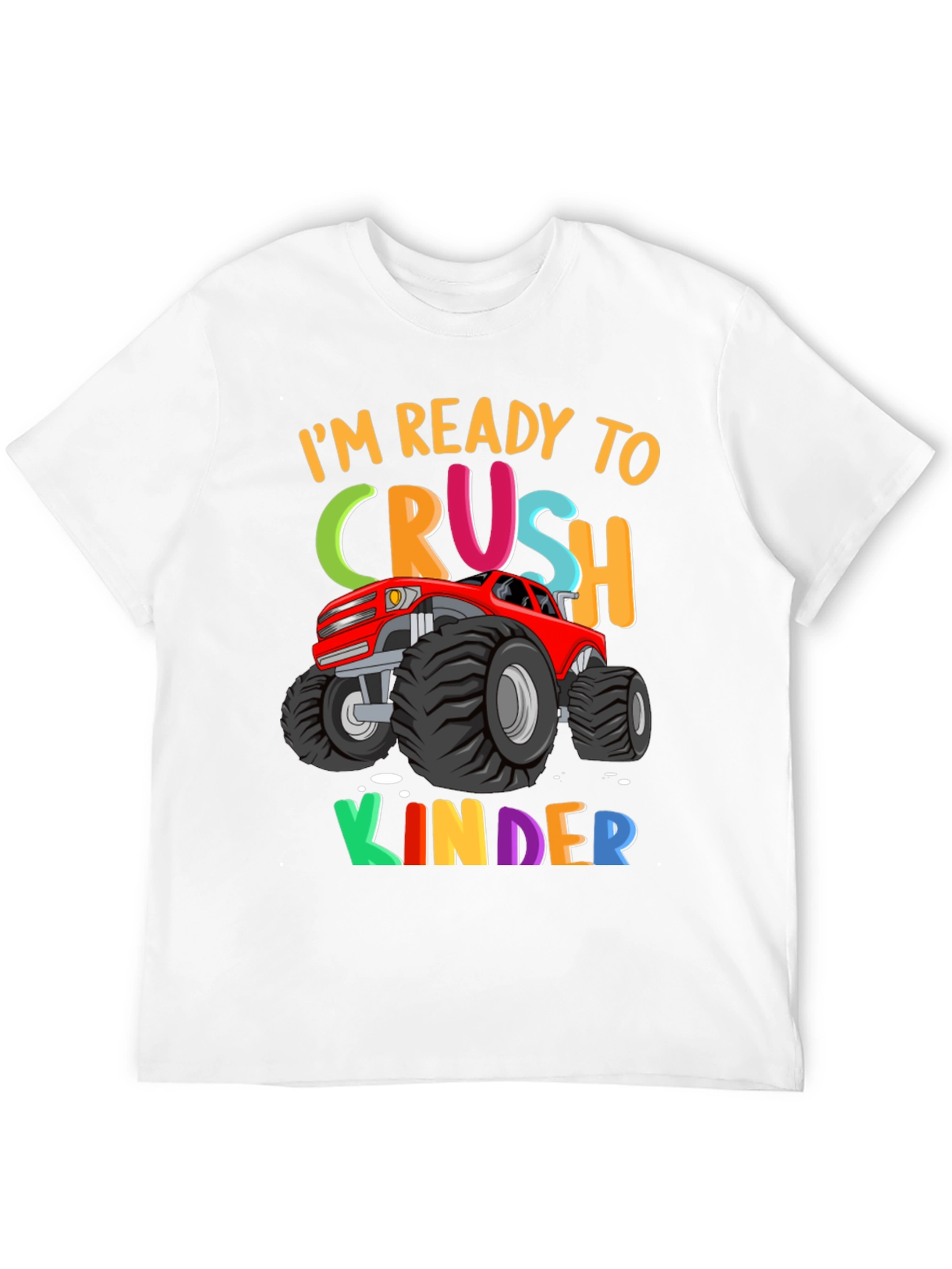 Ready to Crush Kinder Monster Truck T-Shirt