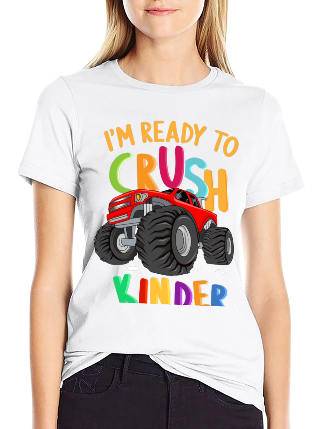 Ready to Crush Kinder Monster Truck T-Shirt