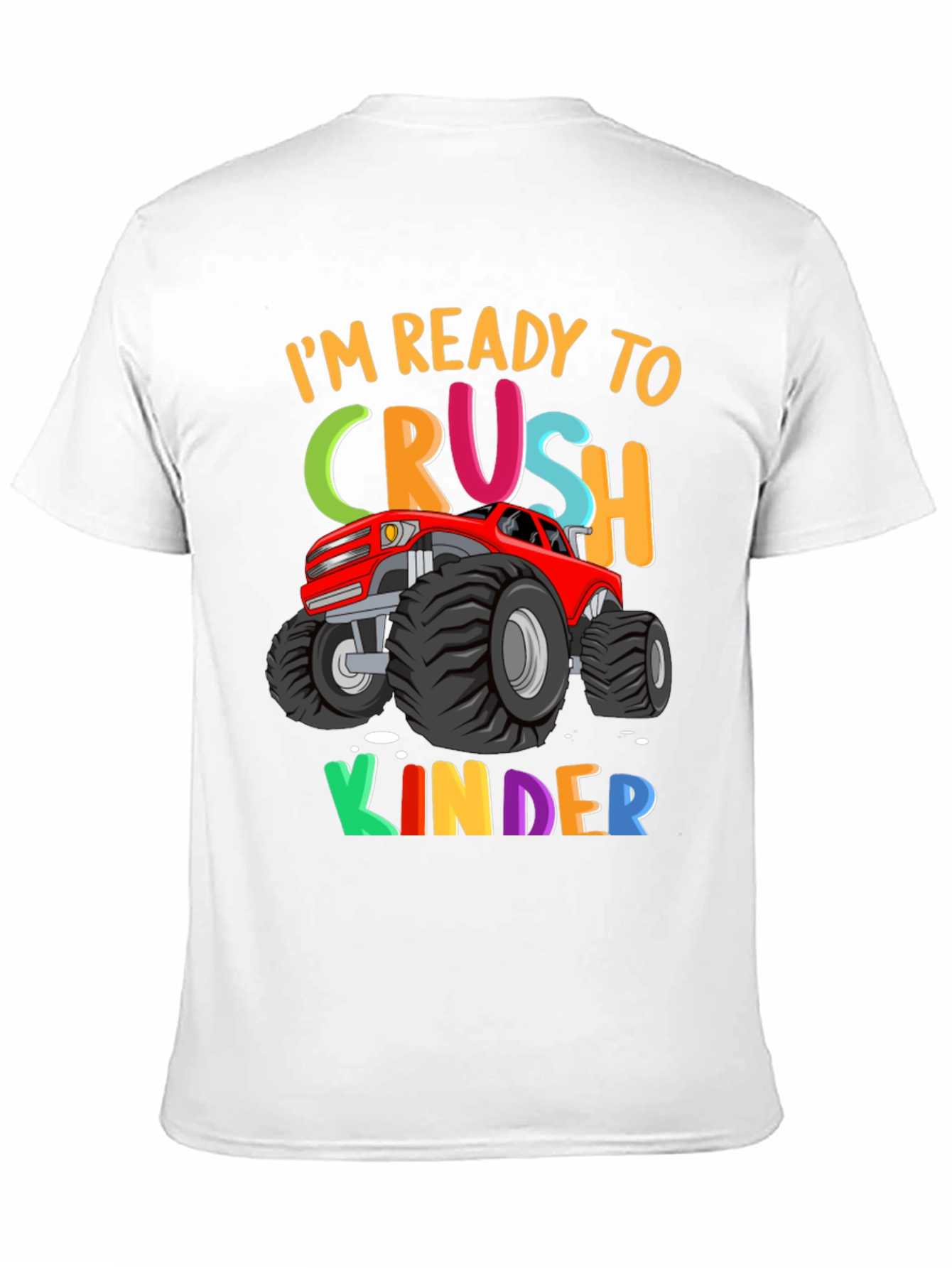 Ready to Crush Kinder Monster Truck T-Shirt