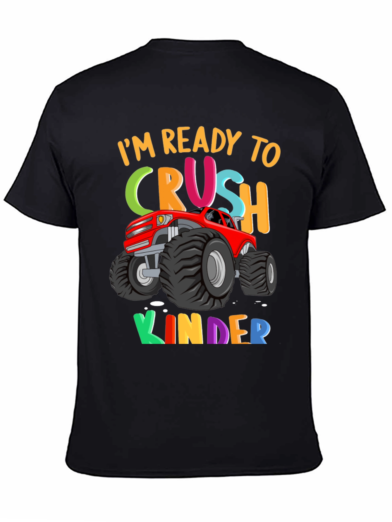 Ready to Crush Kinder Monster Truck T-Shirt