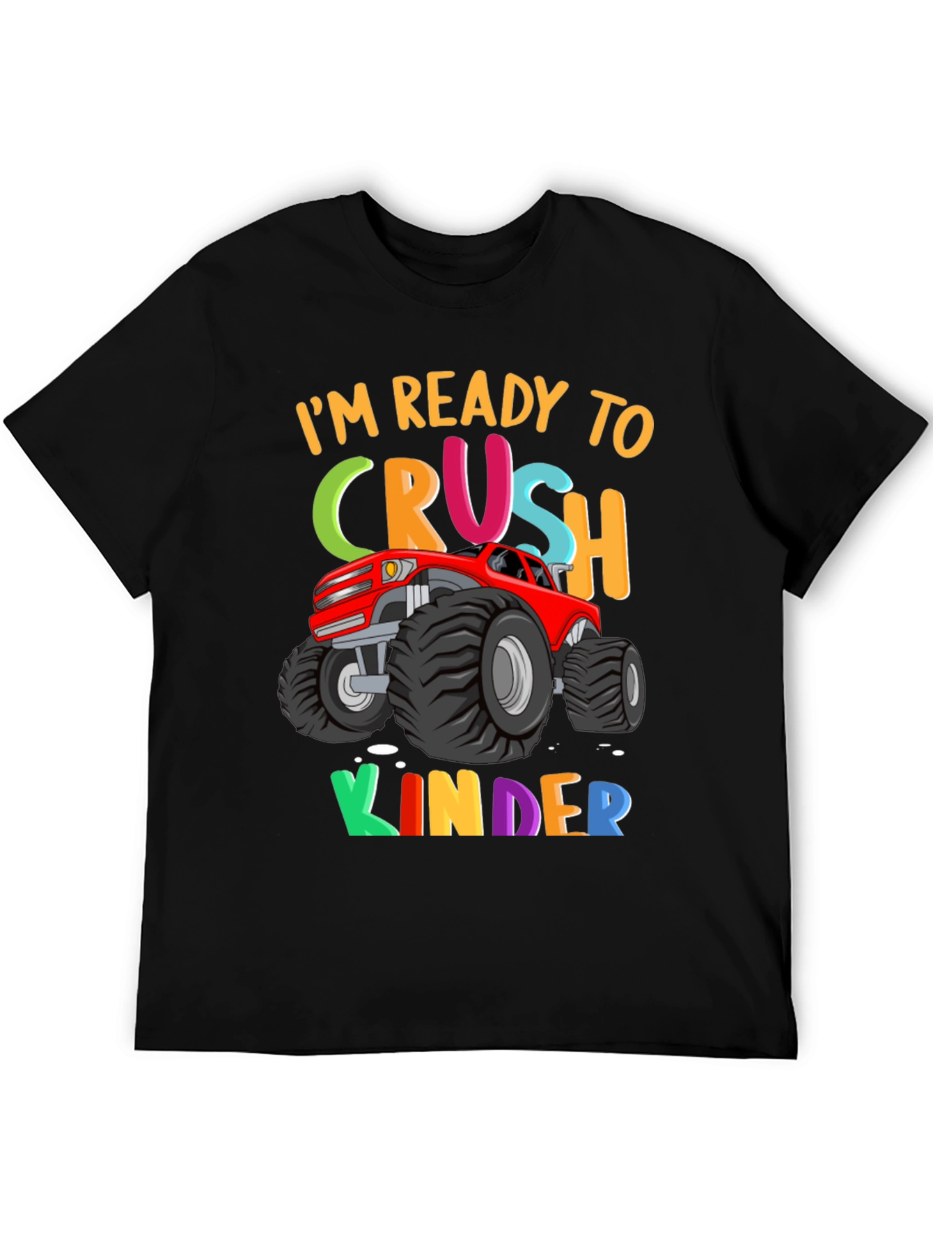 Ready to Crush Kinder Monster Truck T-Shirt