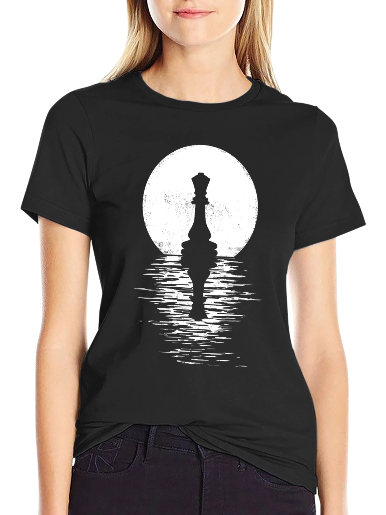 Chess Queen Reflecting T-Shirt