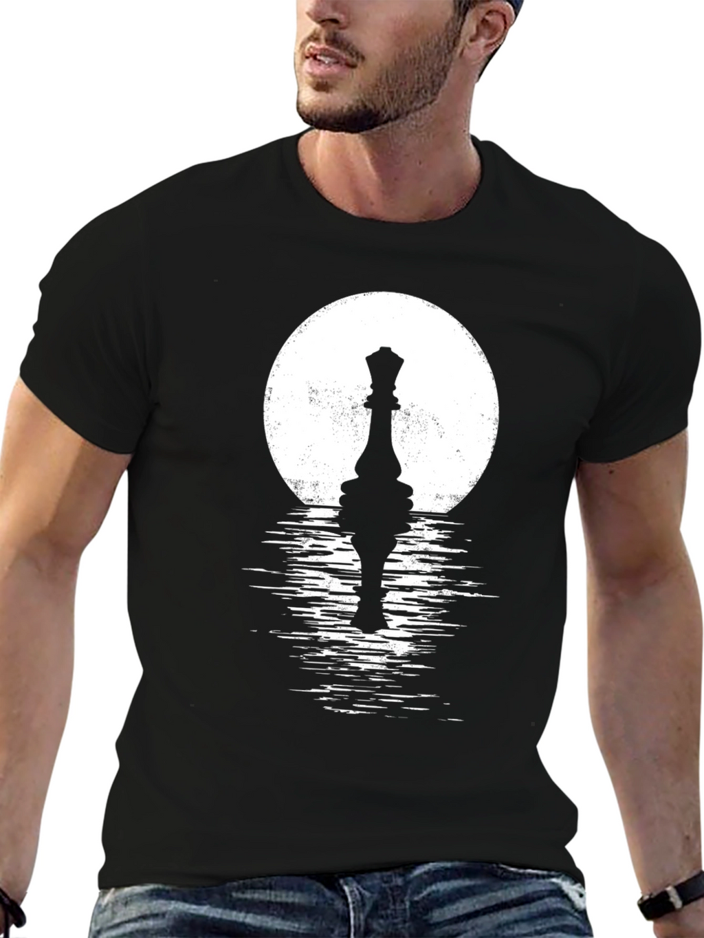 Chess Queen Reflecting T-Shirt