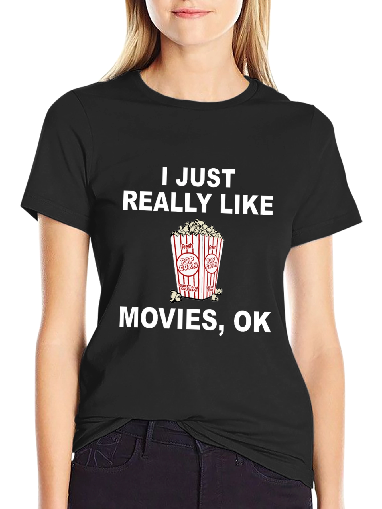 Movie Lover T-Shirt - I Just Really Like Movies OK