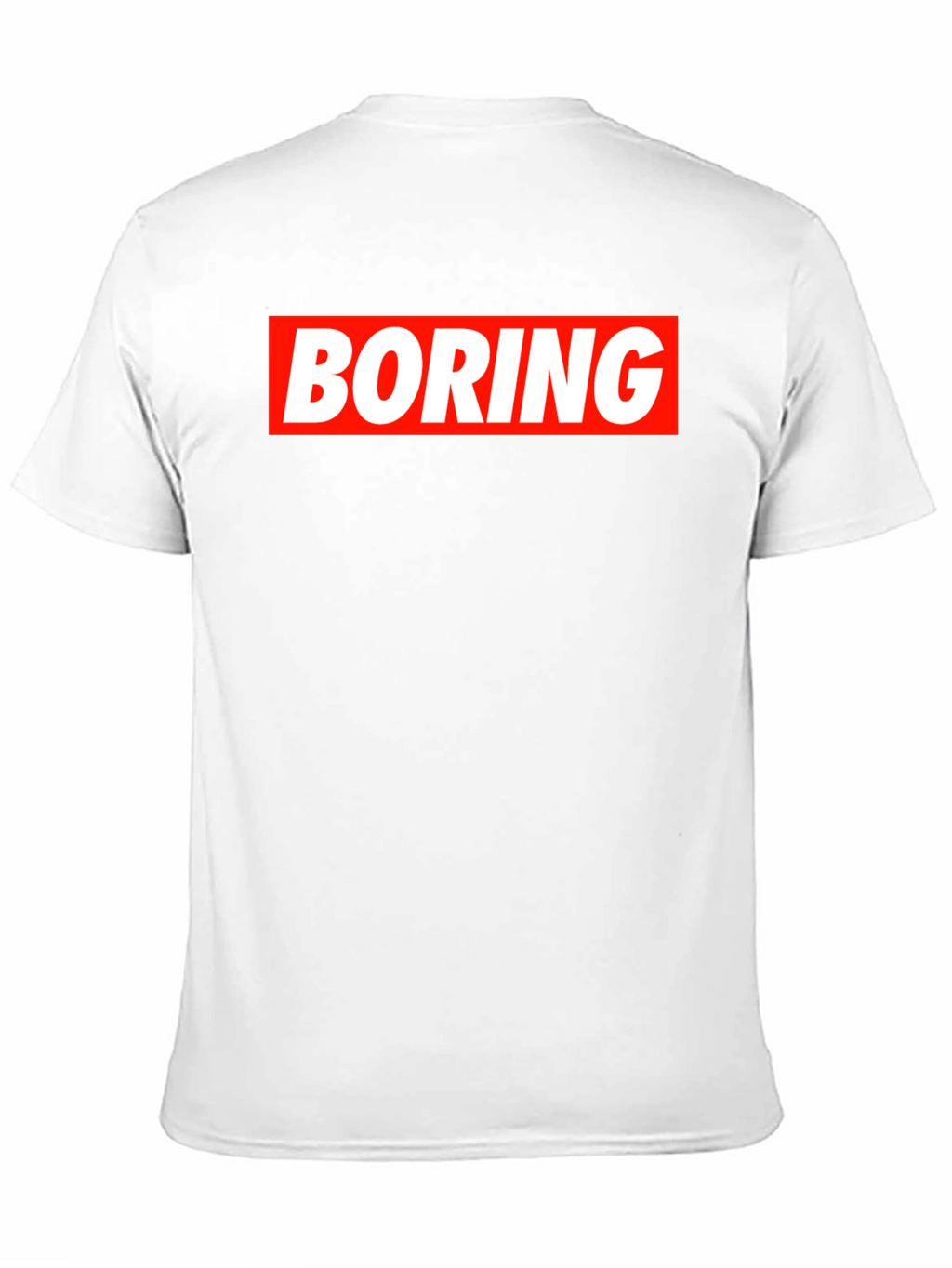 Boring Graphic Tee - Mens Black T-Shirt
