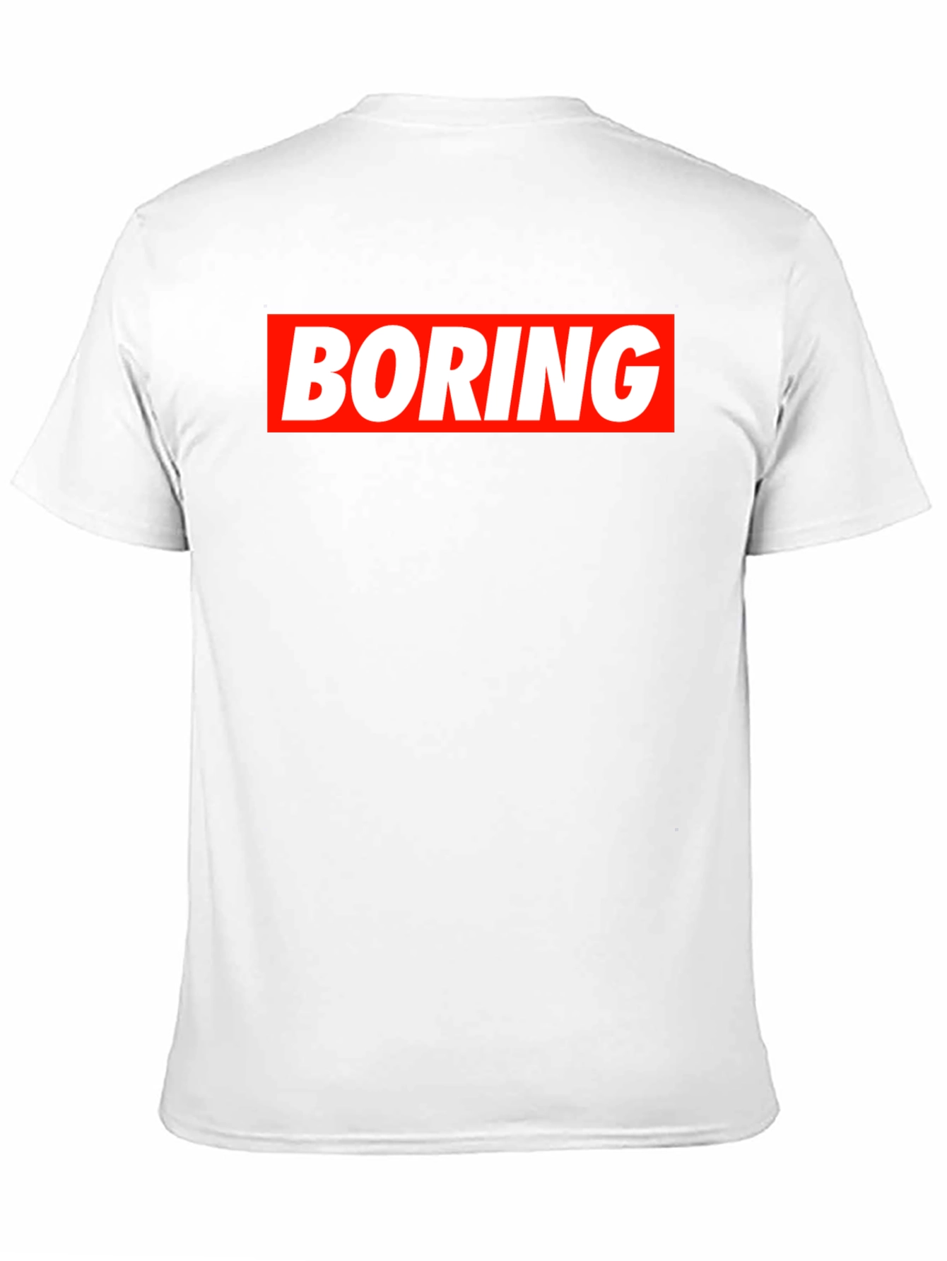 Boring Graphic Tee - Mens Black T-Shirt