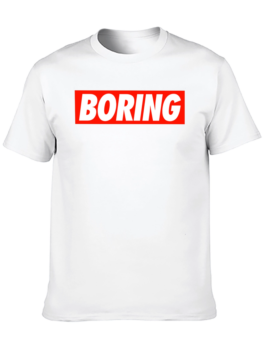 Boring Graphic Tee - Mens Black T-Shirt