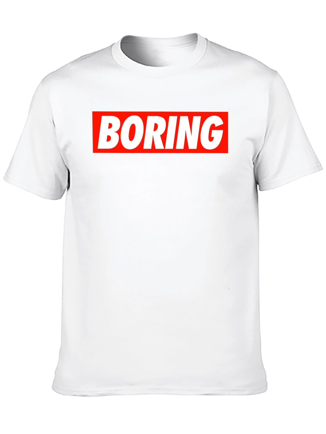 Boring Graphic Tee - Mens Black T-Shirt