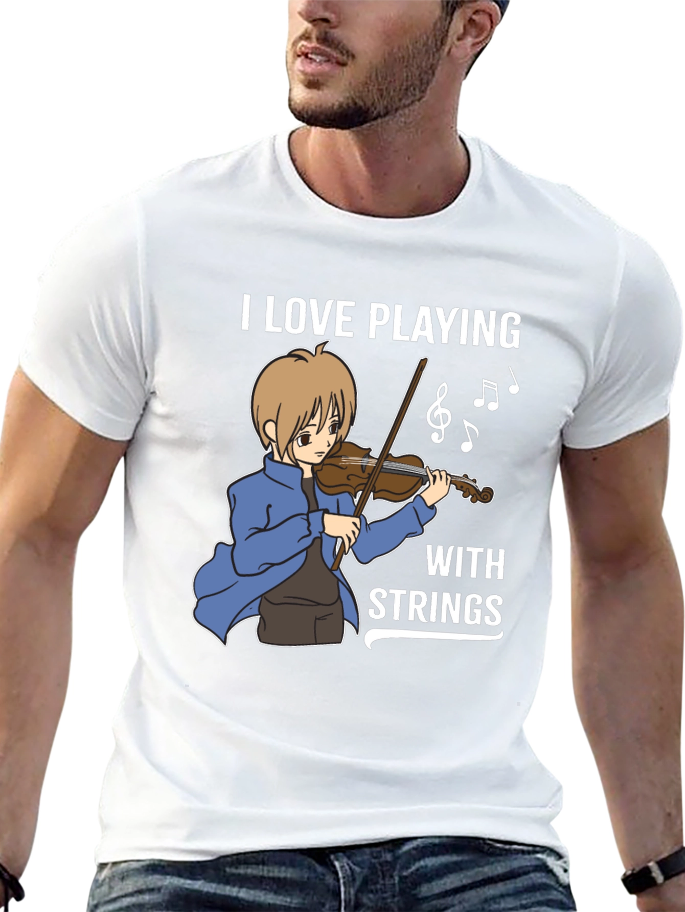 I Love Playing With Strings T-Shirt