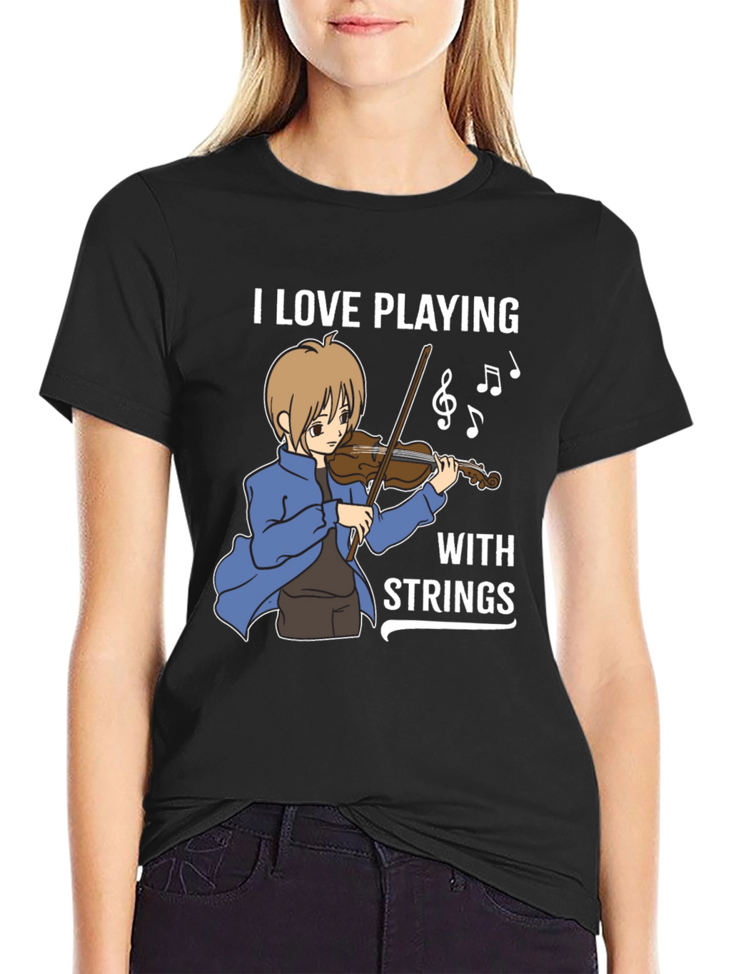 I Love Playing With Strings T-Shirt