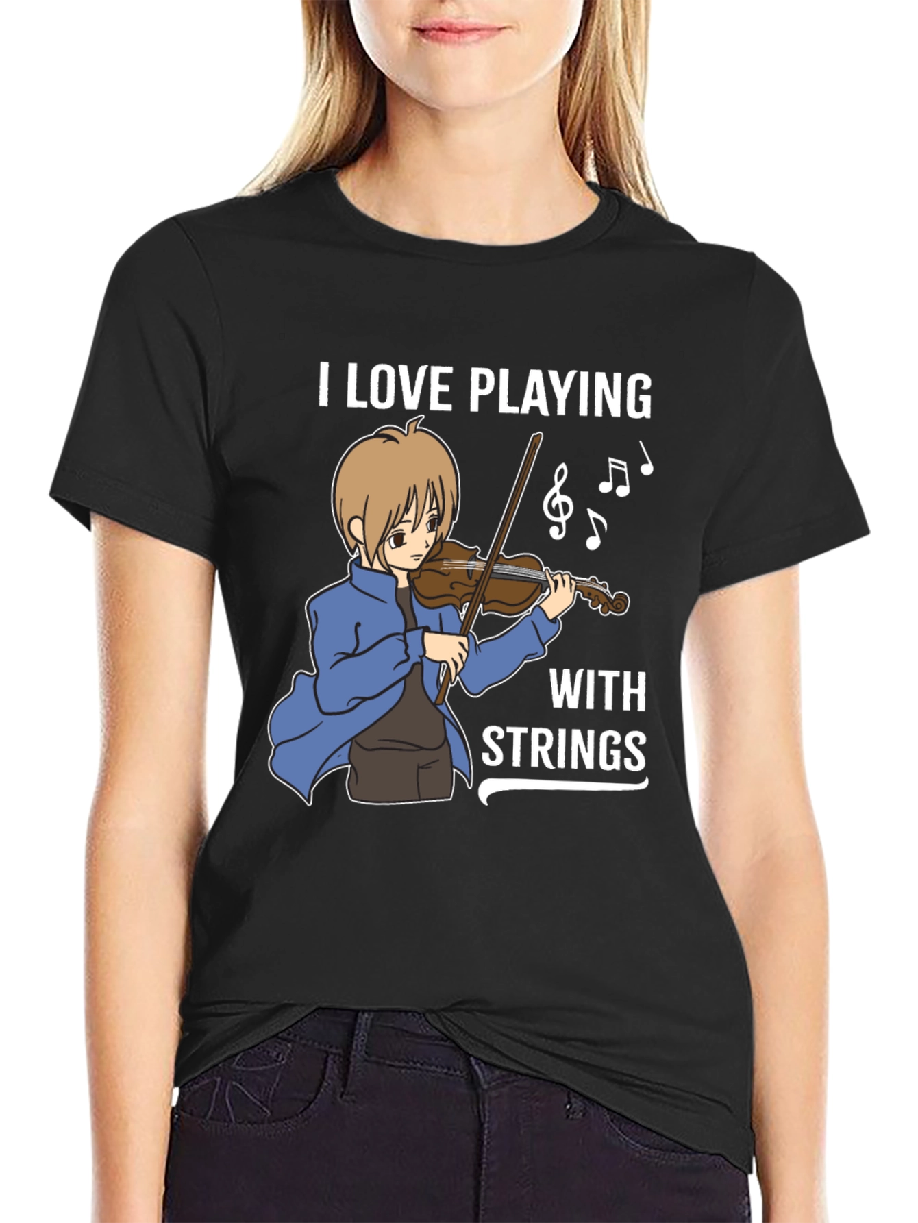I Love Playing With Strings T-Shirt