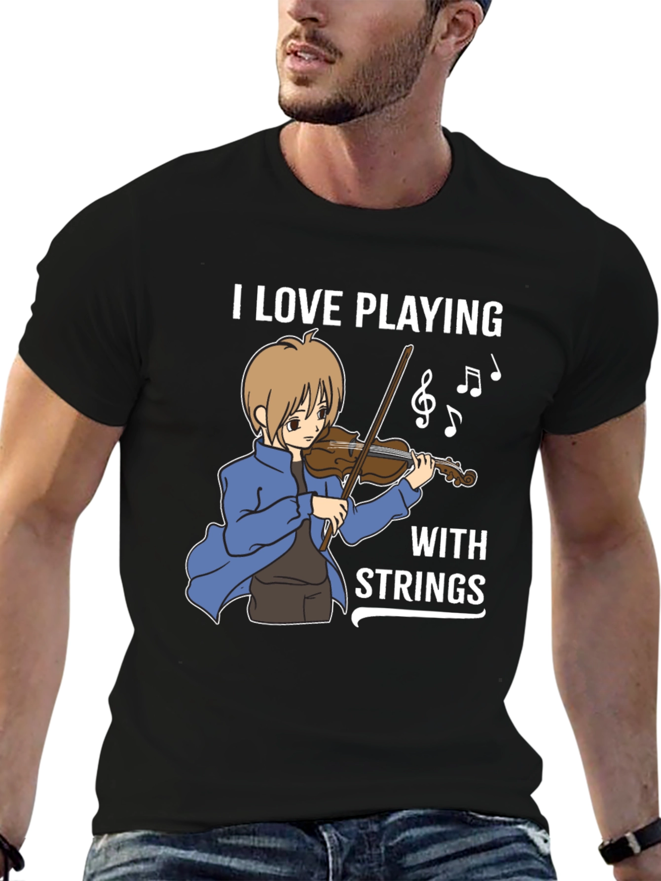 I Love Playing With Strings T-Shirt