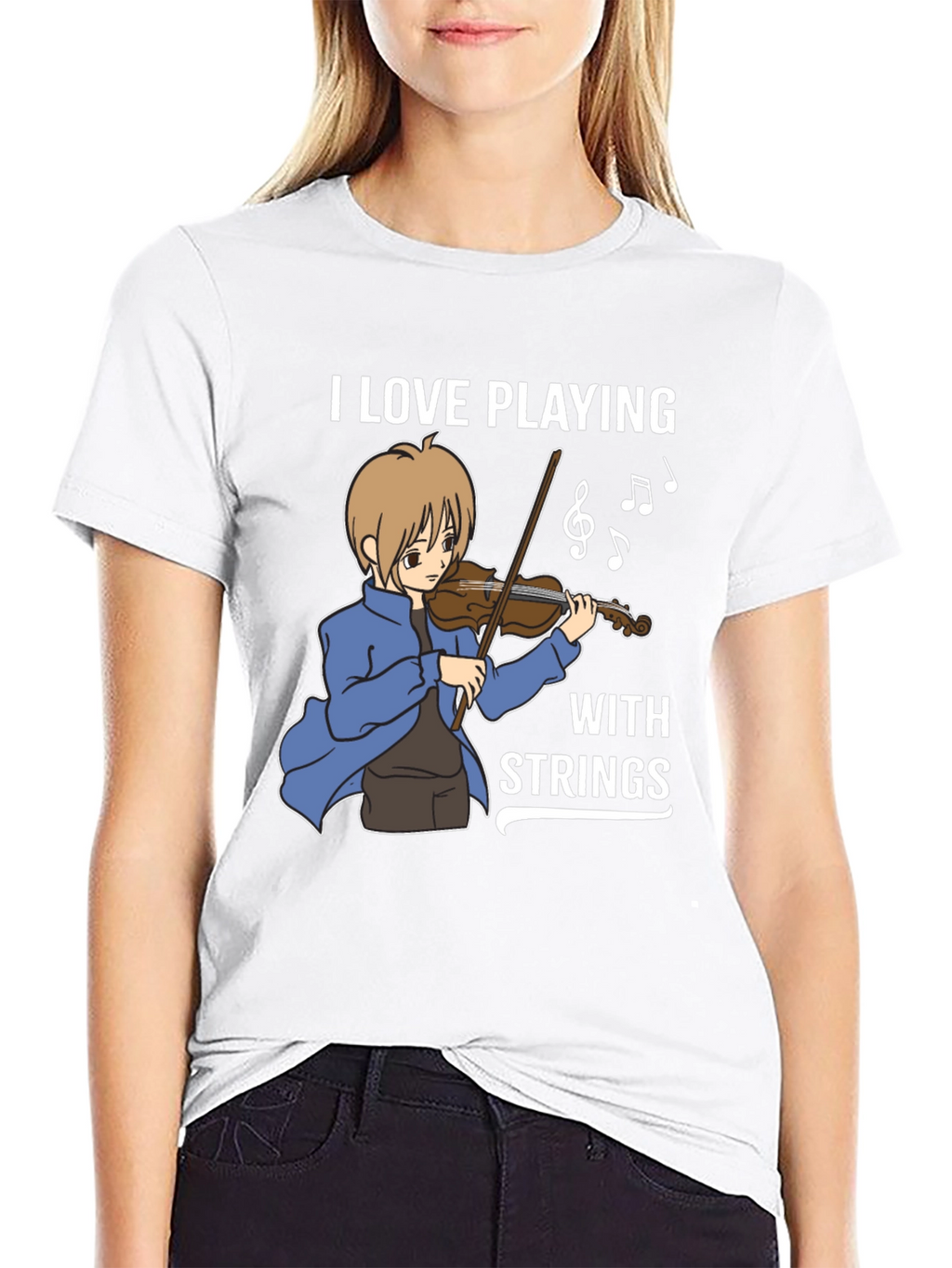 I Love Playing With Strings T-Shirt
