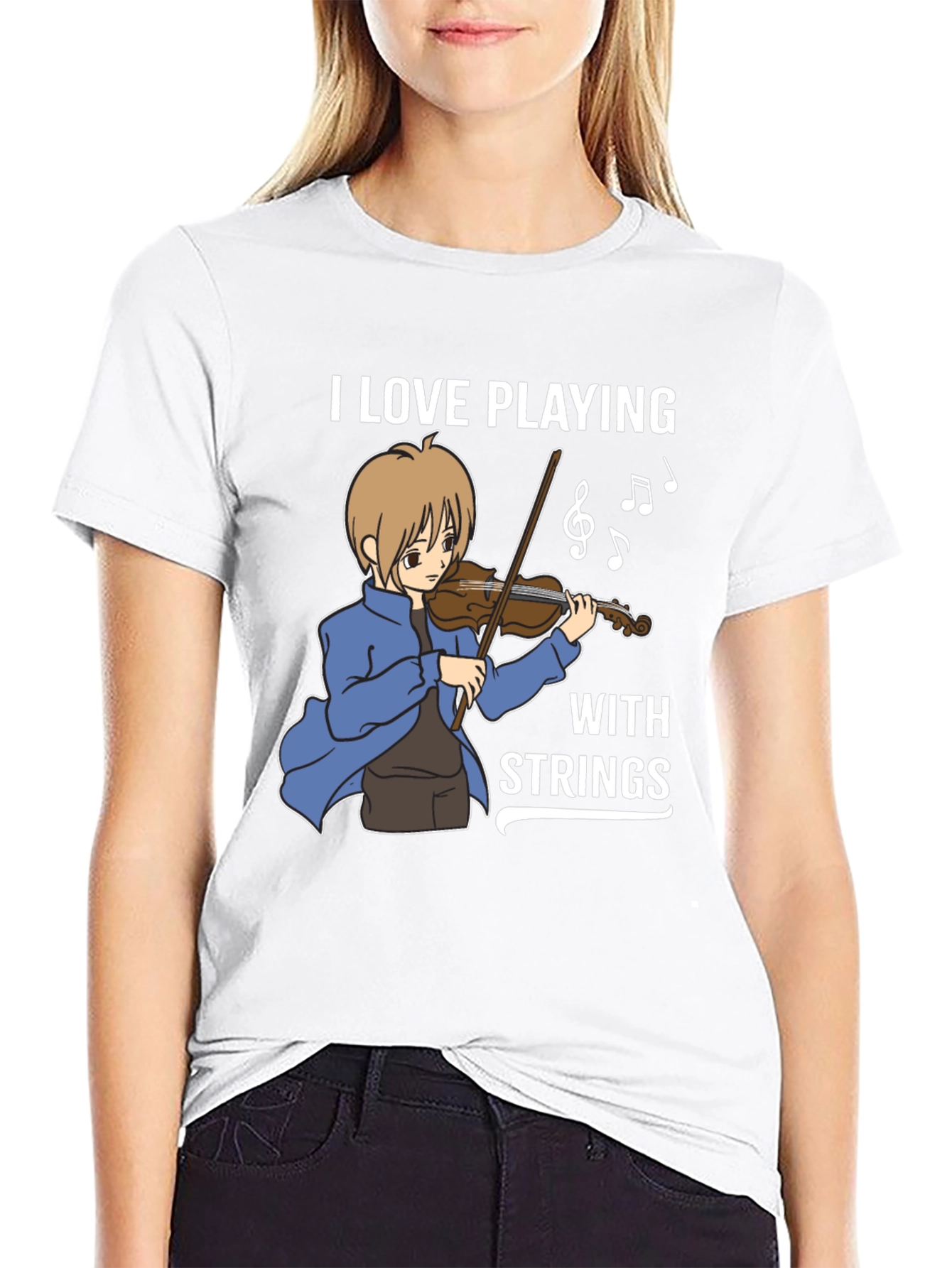 I Love Playing With Strings T-Shirt