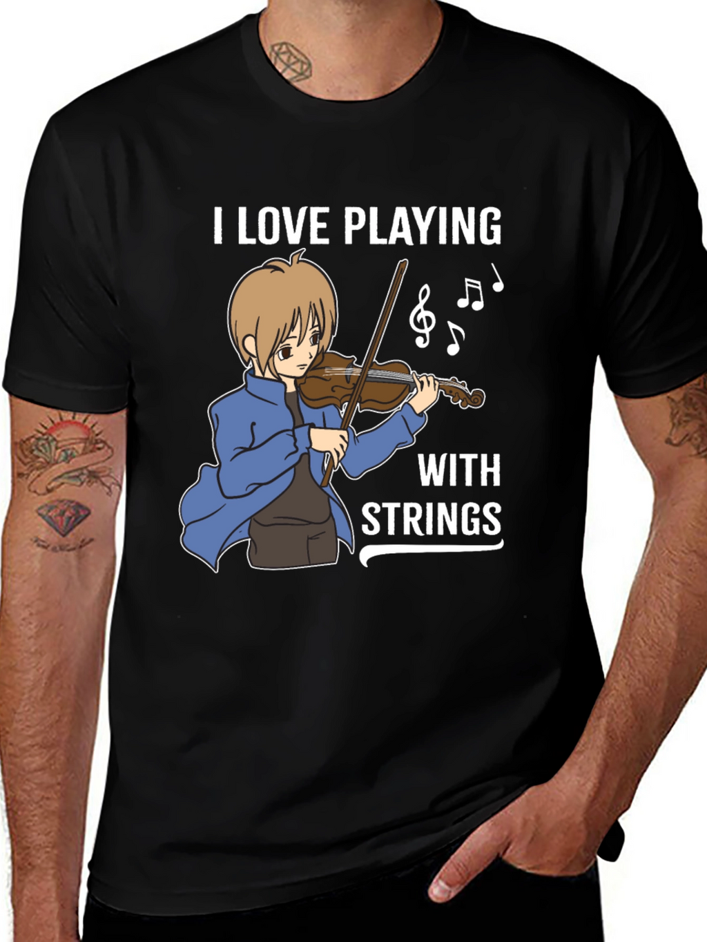 I Love Playing With Strings T-Shirt