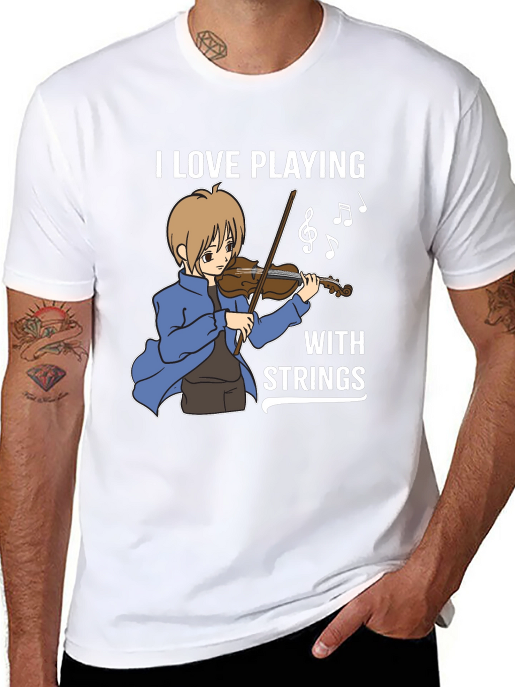 I Love Playing With Strings T-Shirt
